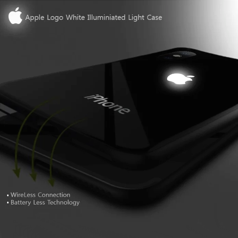 iPhone X LED Glass Back Case