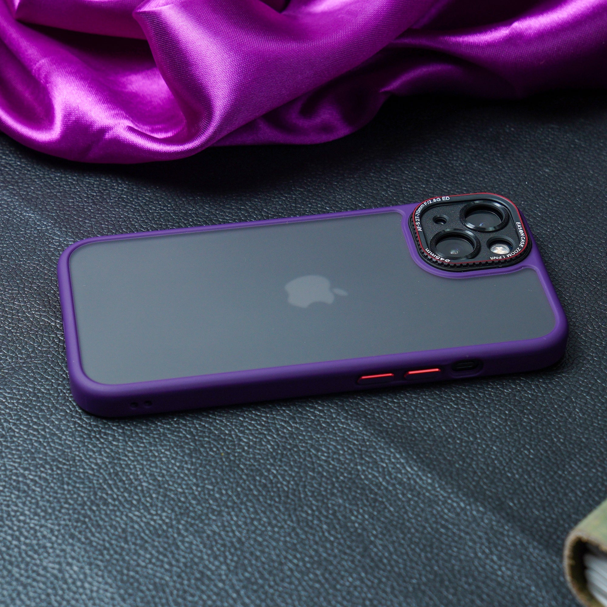 Luxury Matte Shockproof Armor Case -iPhone