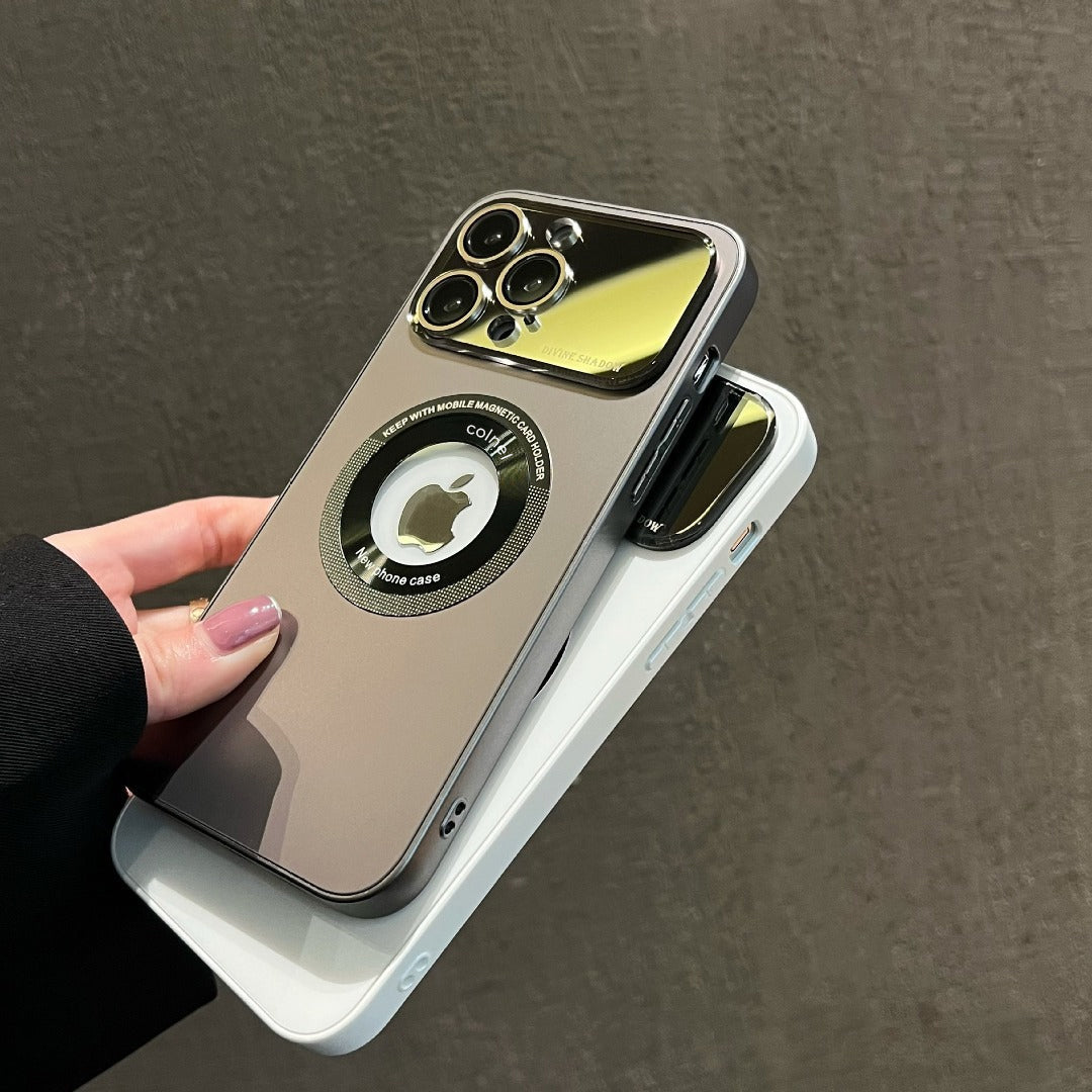 Frosted Magnetic Suction Window Case - iPhone