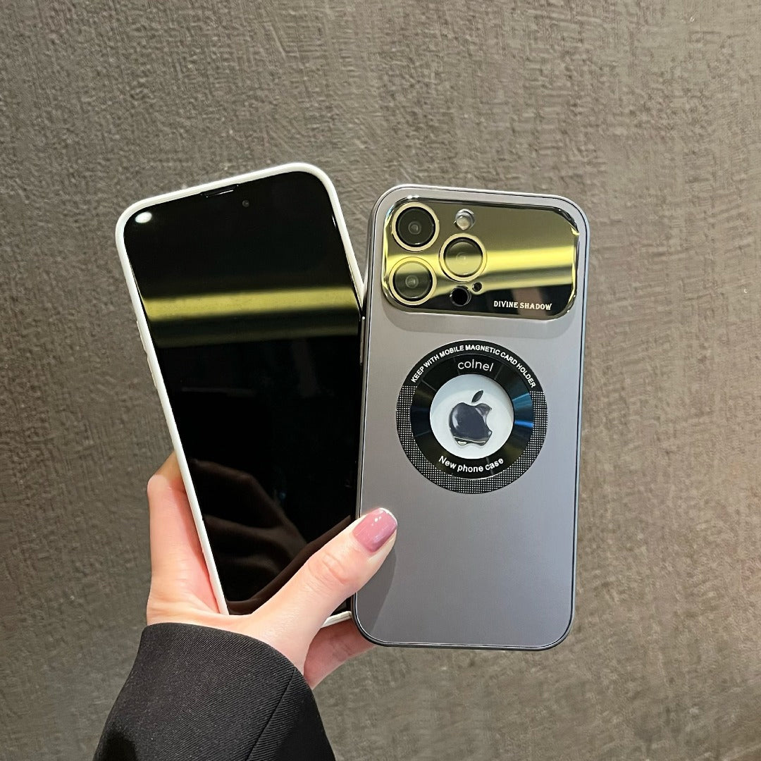 Frosted Magnetic Suction Window Case - iPhone