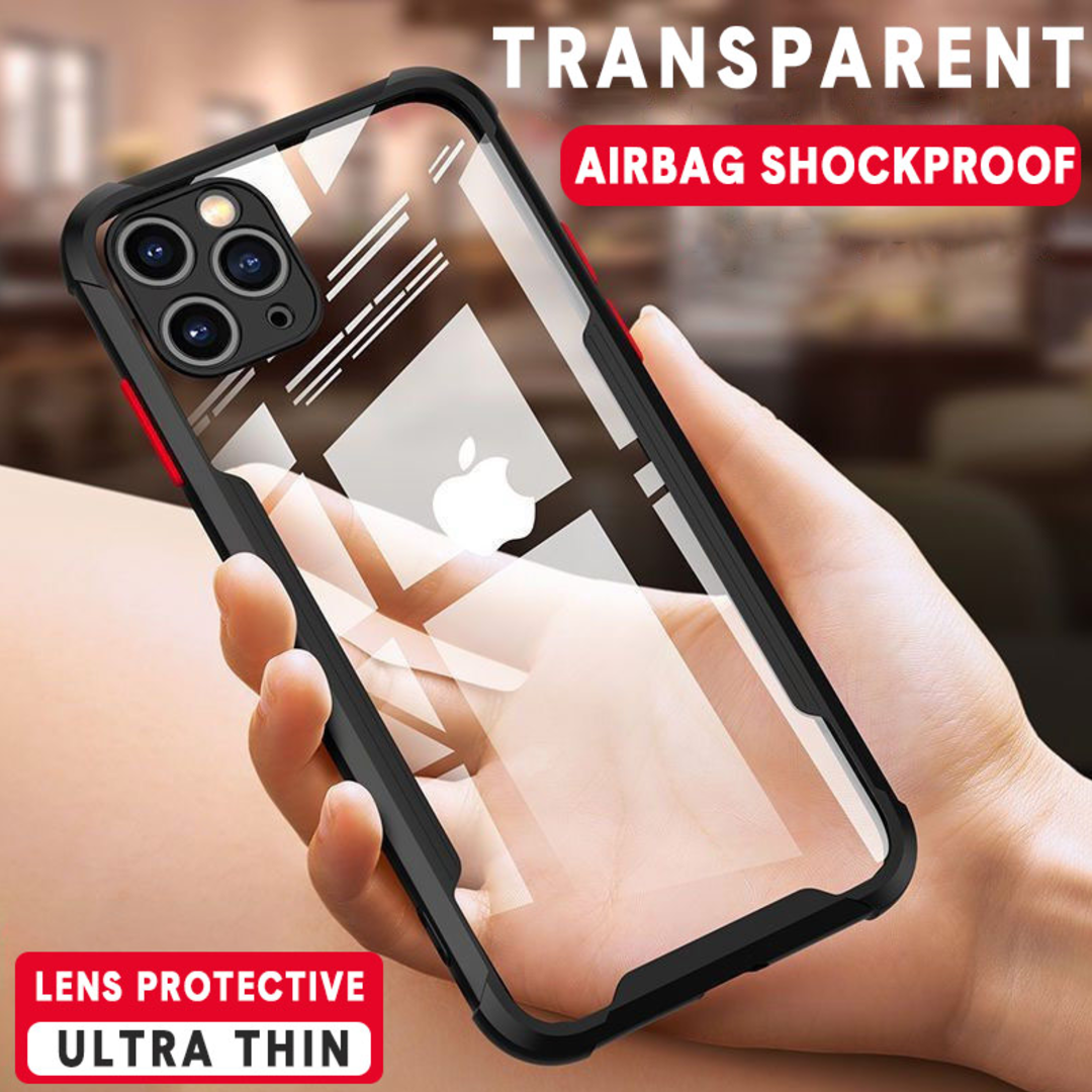 Back Eagle Shockproof Transparent Case - iPhone