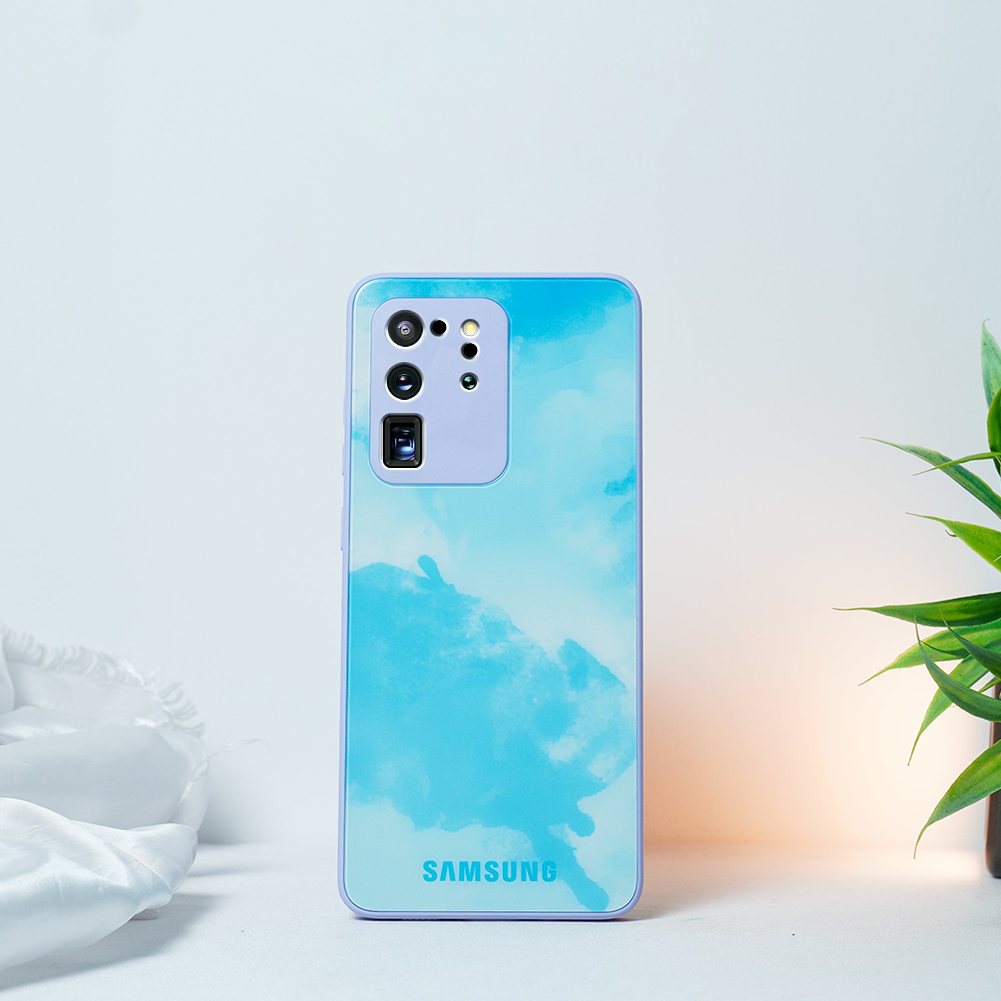 Colorful Wave Glass Phone Case - Samsung