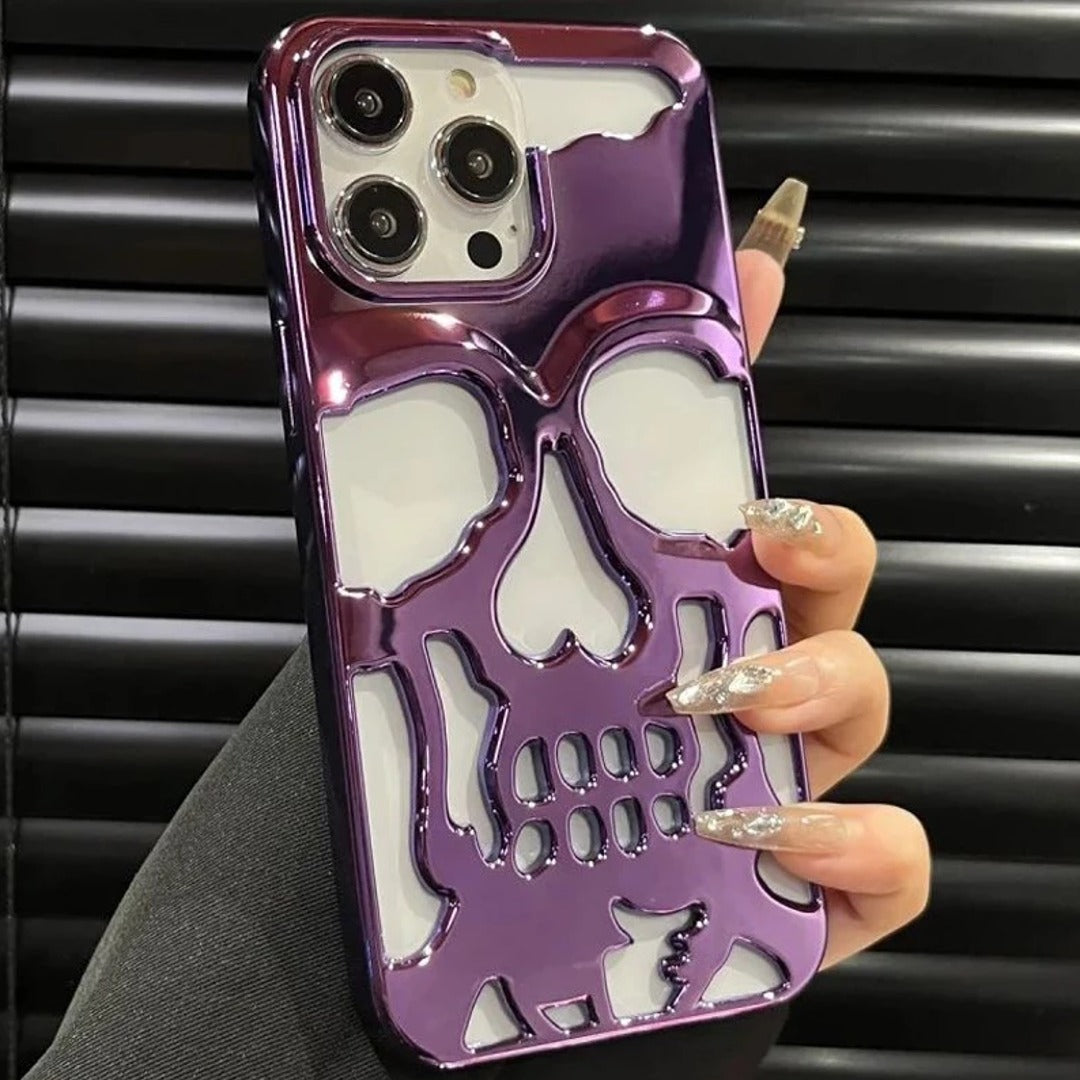 Hollow Skull Design Case - iPhone