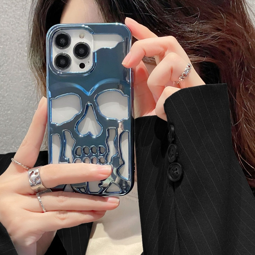 Hollow Skull Design Case - iPhone