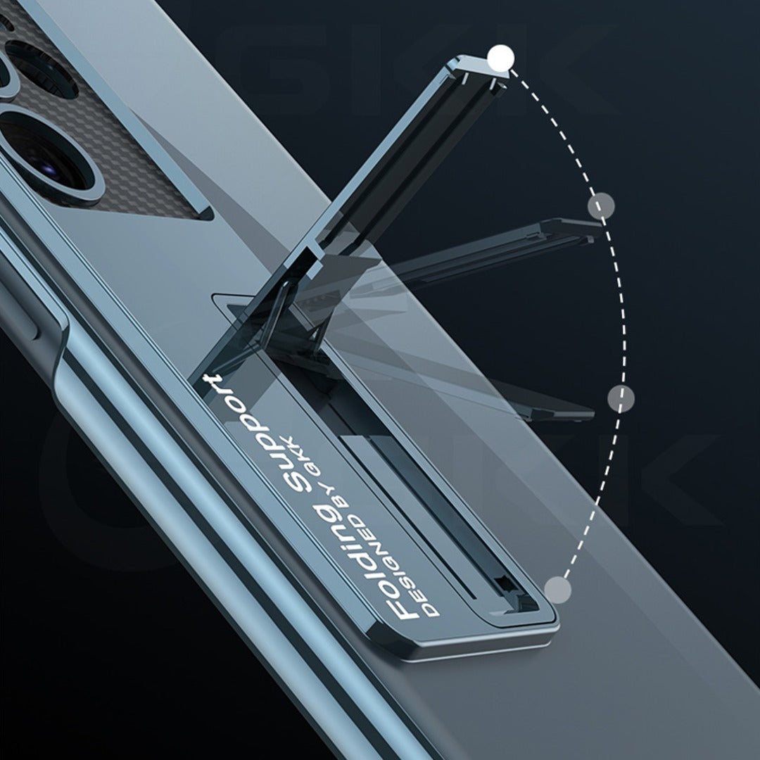 Luxury Ultra Clear Hybrid Stand Case - Samsung