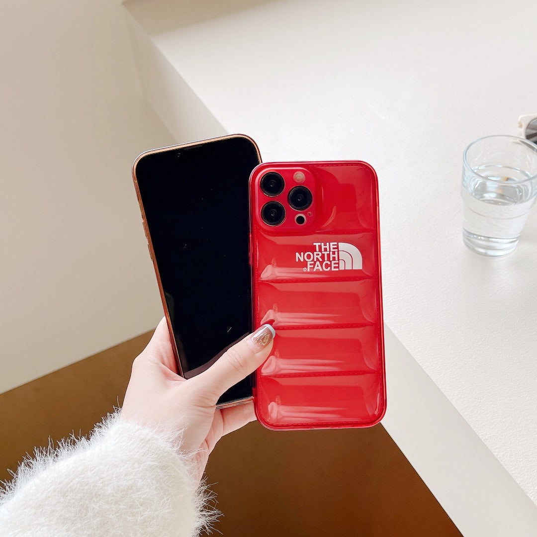 iPhone 14 Series Luxury North Face Puffer Edition Case