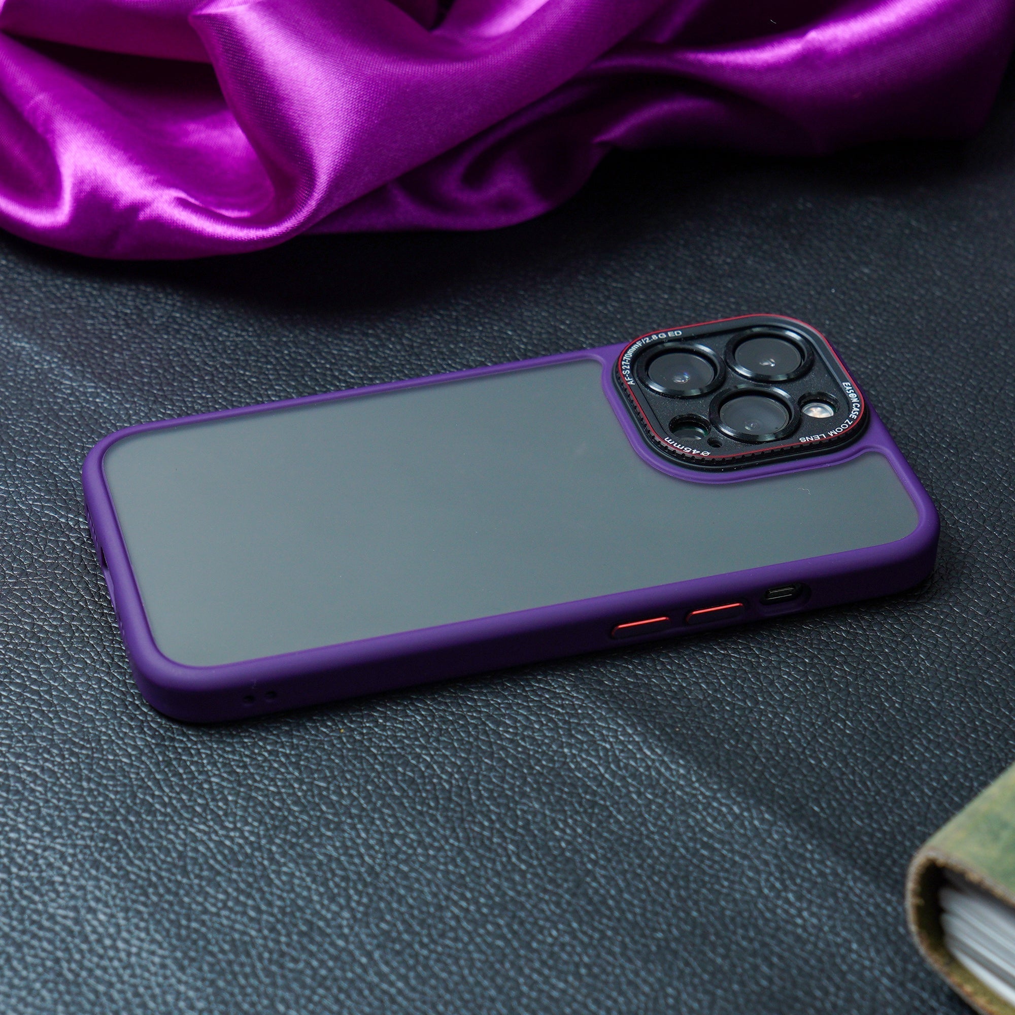 Luxury Matte Shockproof Armor Case -iPhone