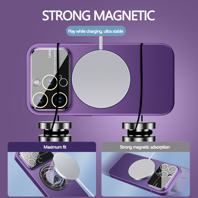 Luxury Window Design Magnetic Case Stand For iPhone