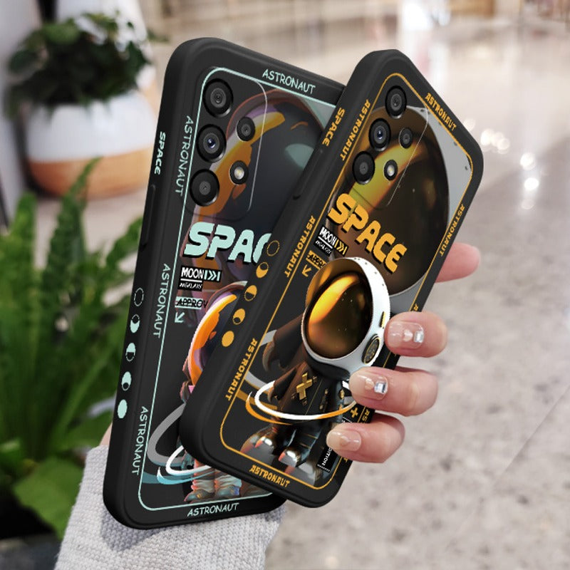 Luxury Space Astronaut Soft Silicone Case - Samsung