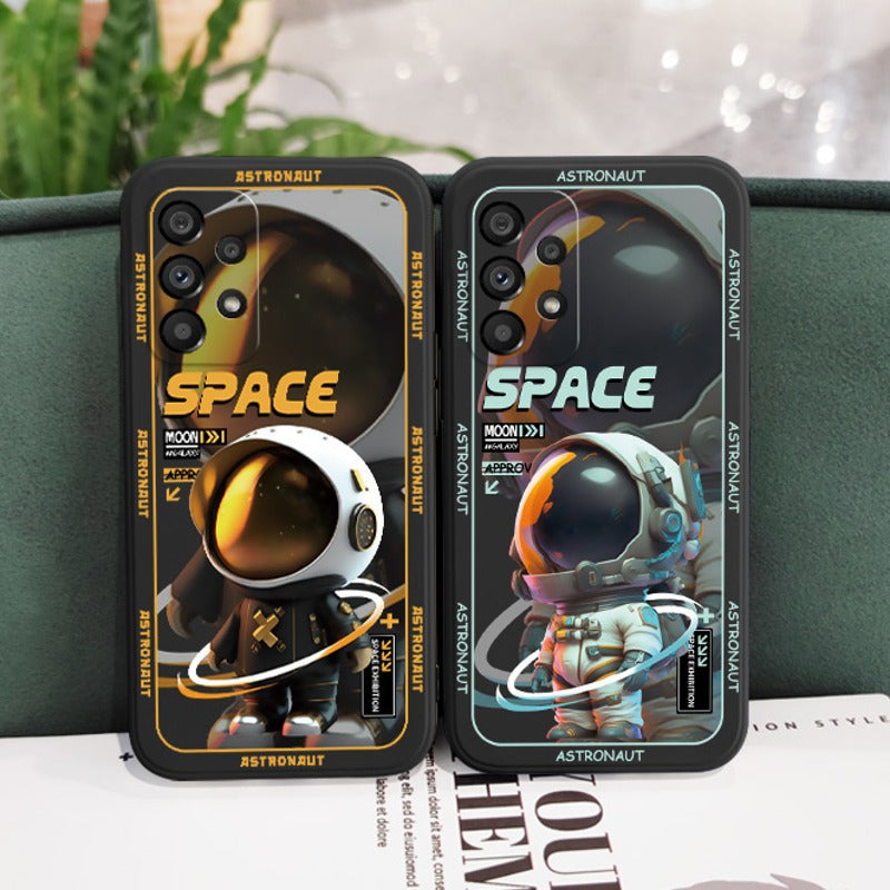 Luxury Space Astronaut Soft Silicone Case - Samsung