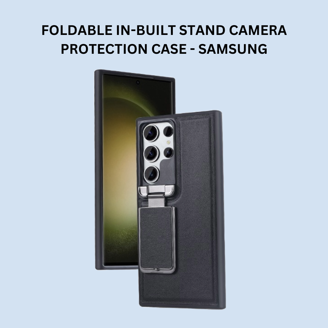 Foldable Stand Camera Protection Case - Samsung