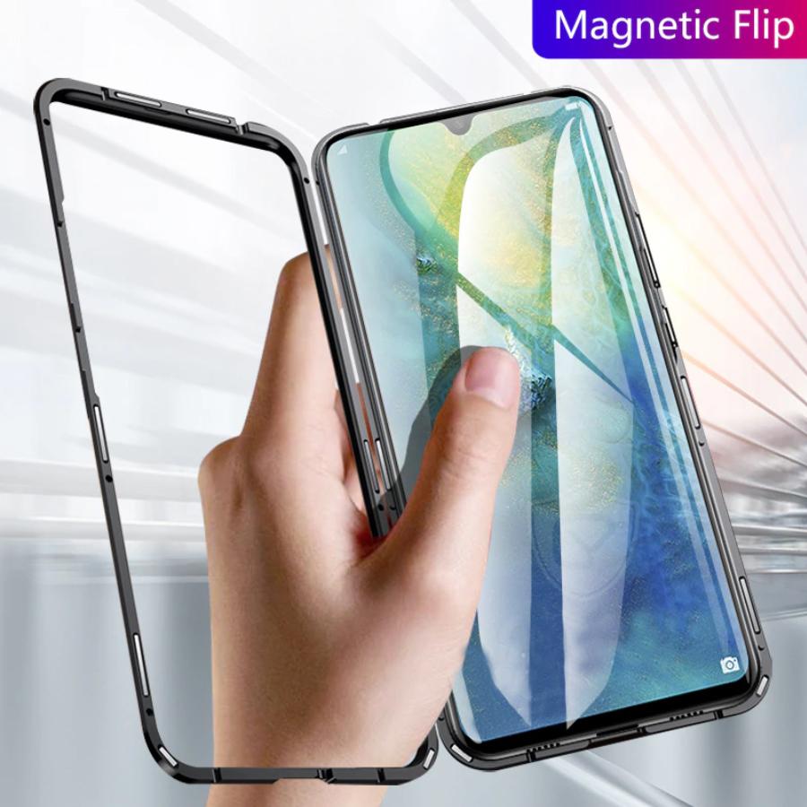 Galaxy Series Electronic Auto-Fit Magnetic Transparent Glass Case