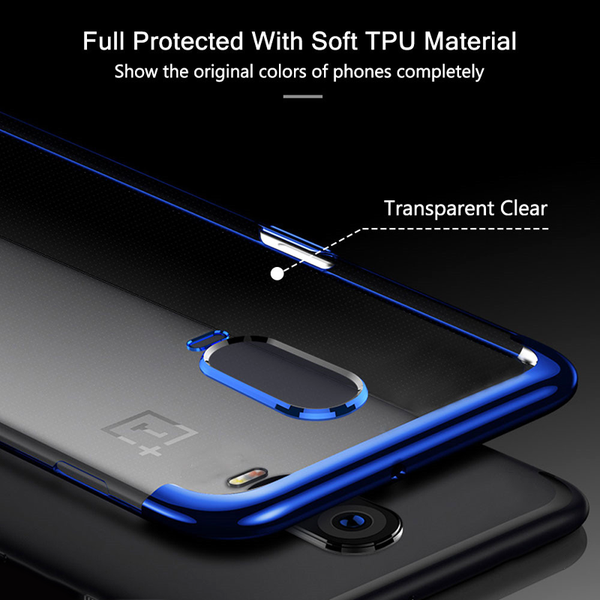 OnePlus Series Original Electroplating Transparent Back Case