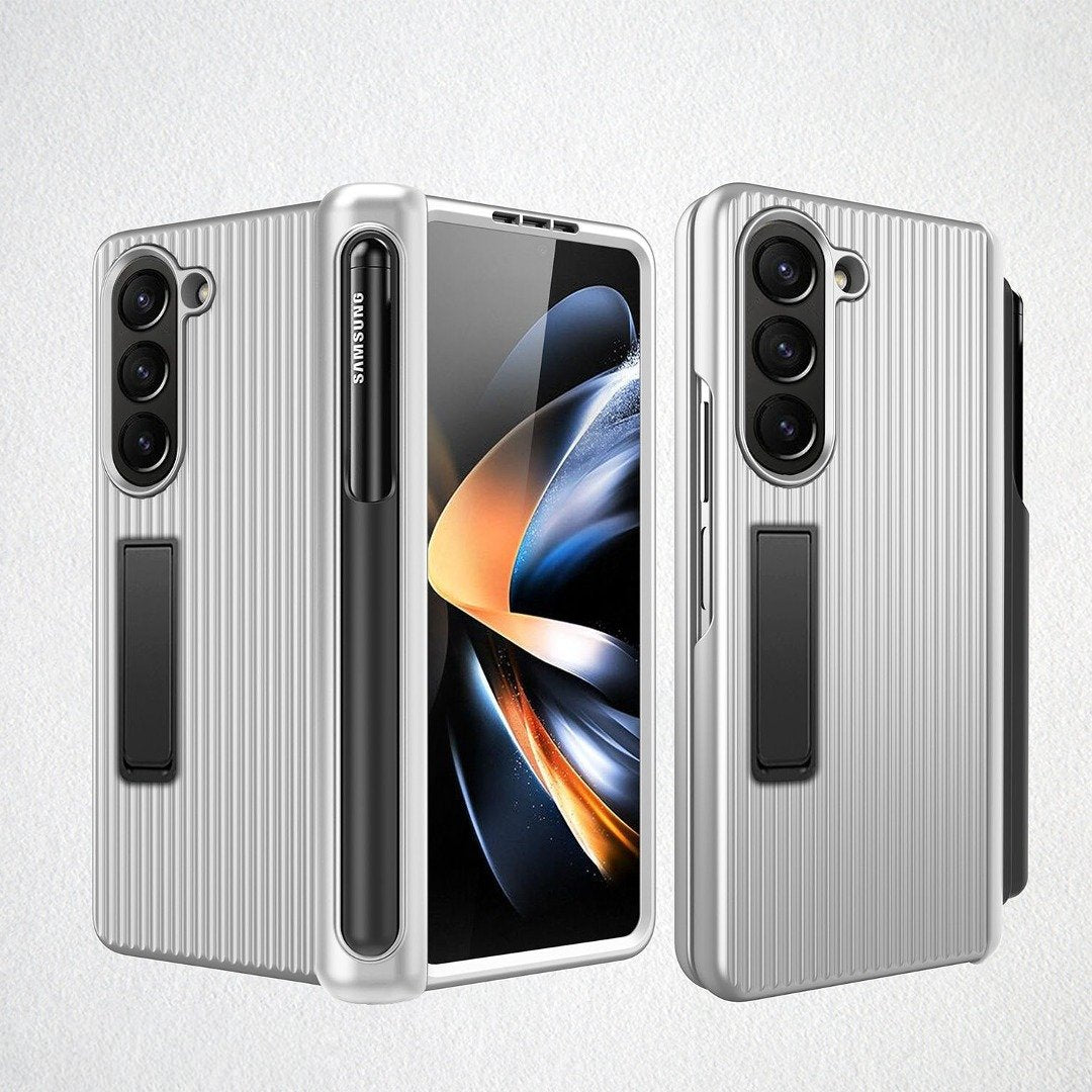 Galaxy Z Fold5 Elegant Hinged Case With Kickstand