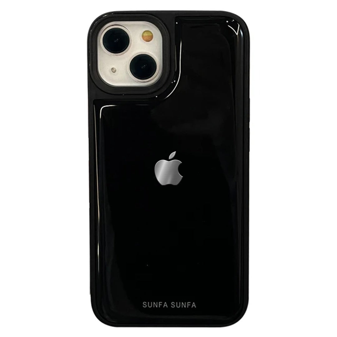 iPhone 13 Series Luxury Stylish Glossy Solid Color Case