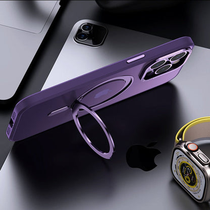 Magnetic 360° Rotation Ring Holder Case - iPhone