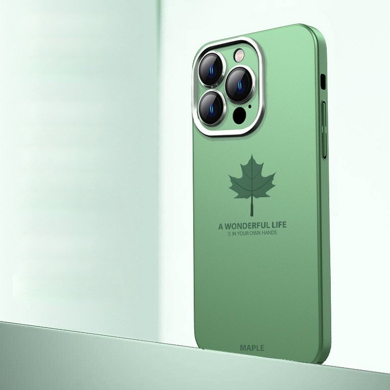 Autumn Radiance Maple Leaf Matte Case - iPhone