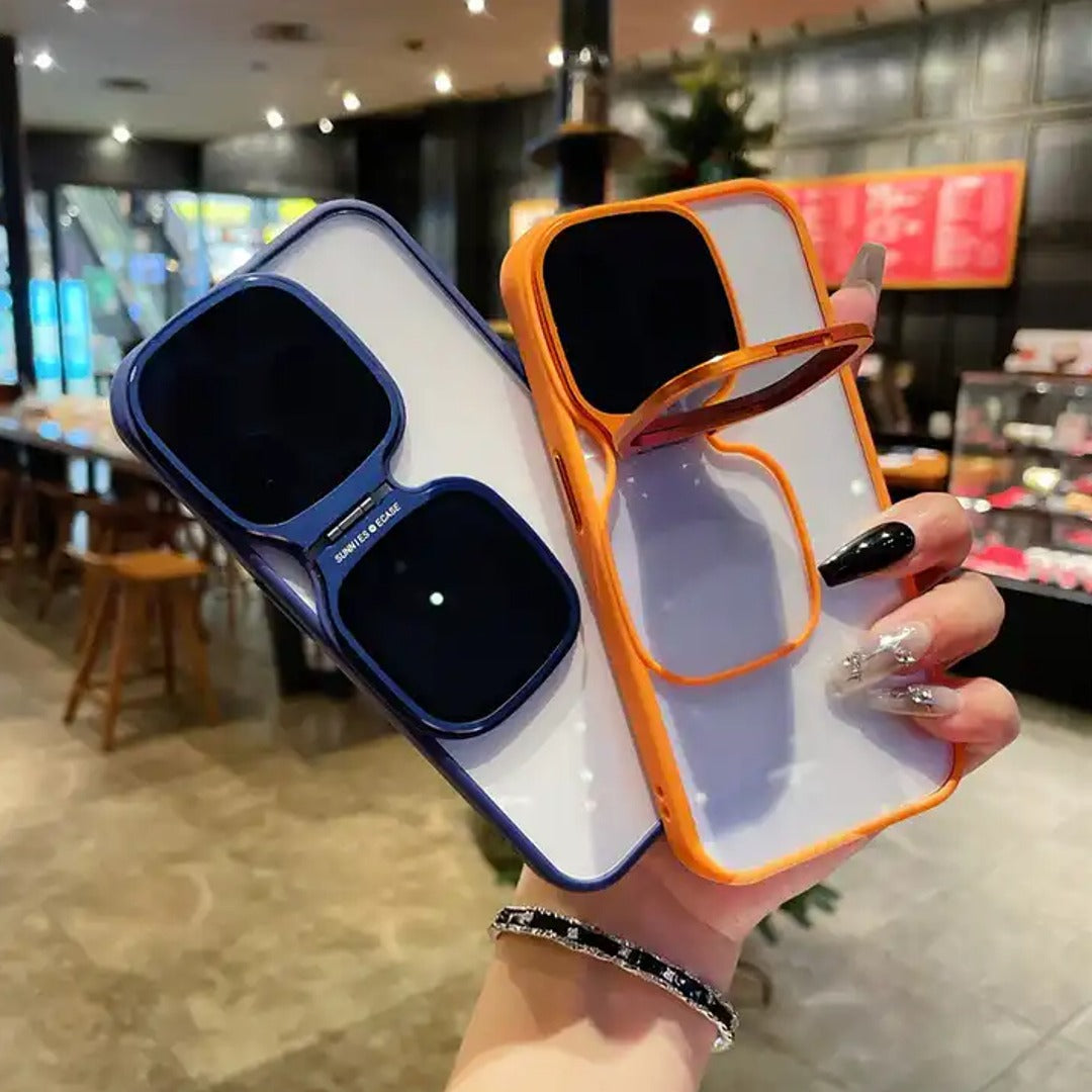 Eclipse Metal Stand Sunglasses Case - iPhone