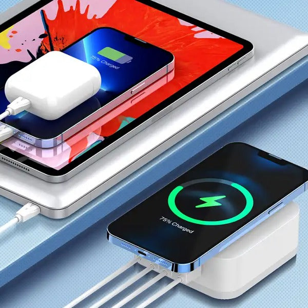 Powerhouse USB-C Charging Stand with Wireless Charger