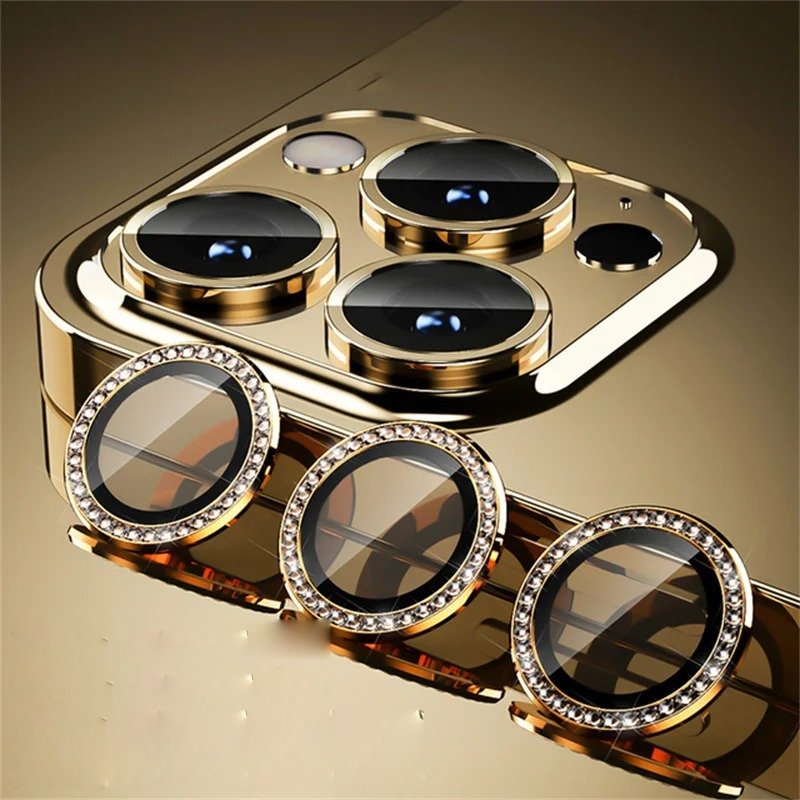 Glitter Diamond Camera Lens Protector - iPhone