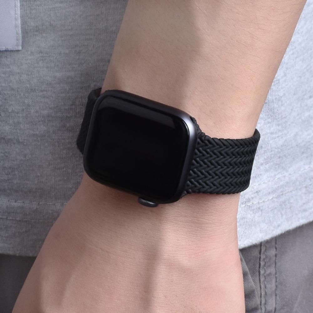 Woven Nylon Braided Solo Loop for Apple Watch