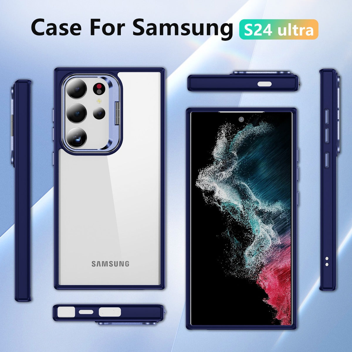 Foldable Camera Bracket Kickstand Case - Samsung