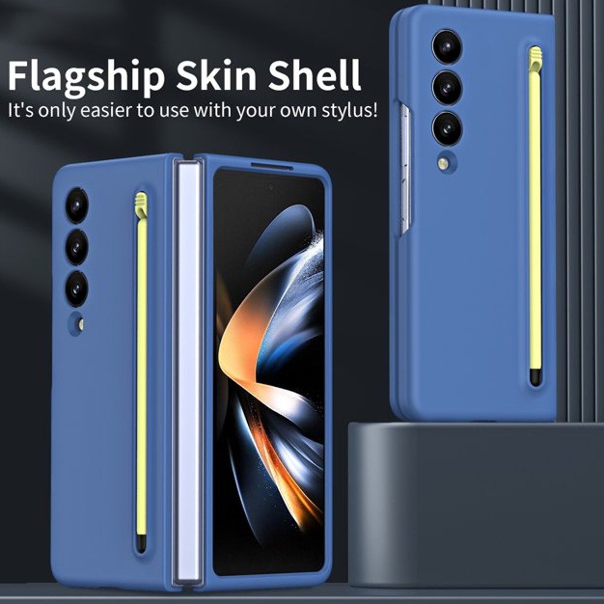 Galaxy Z Fold4 Flexi Shield Slim S-Pen Slot Edition Case