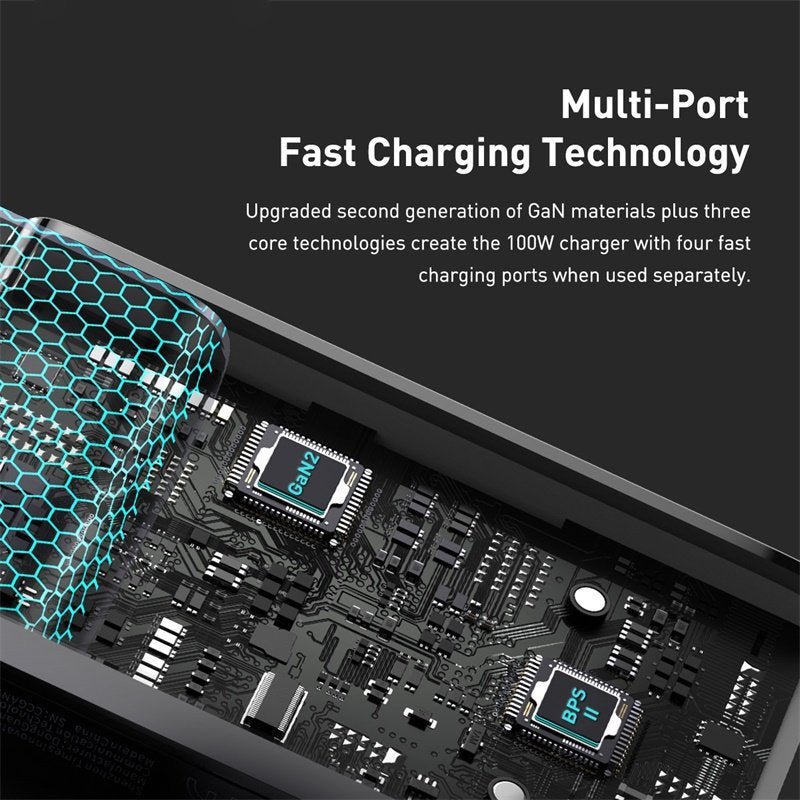 MaxPower GaN2 Pro 100W Fast Charging Adapter