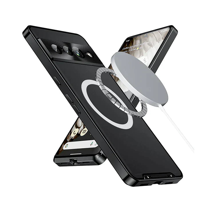 Pixel 8 Series Luxe Guard Ultra Thin Metal Frame Case