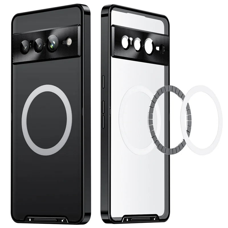 Pixel 8 Series Luxe Guard Ultra Thin Metal Frame Case