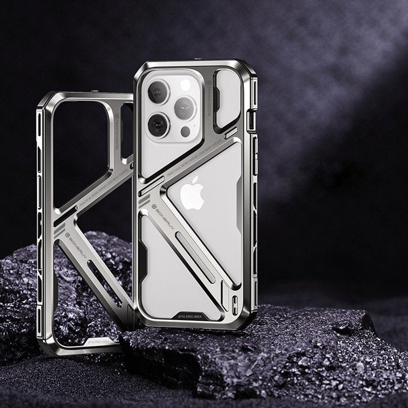 Titanium Alloy Armor Frame Case - iPhone