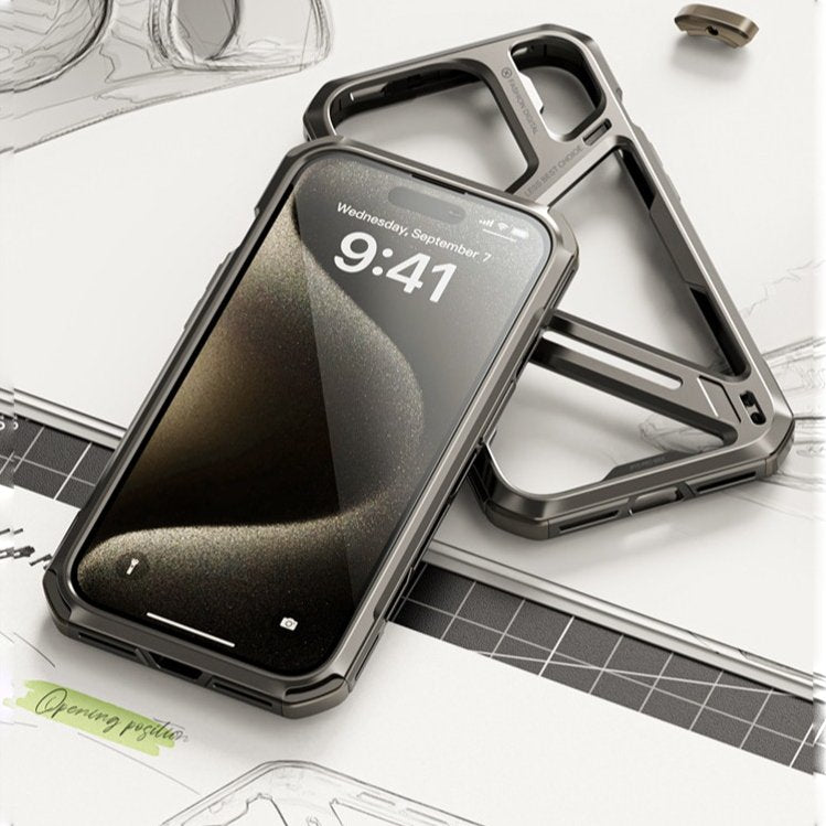 Titanium Alloy Armor Frame Case - iPhone