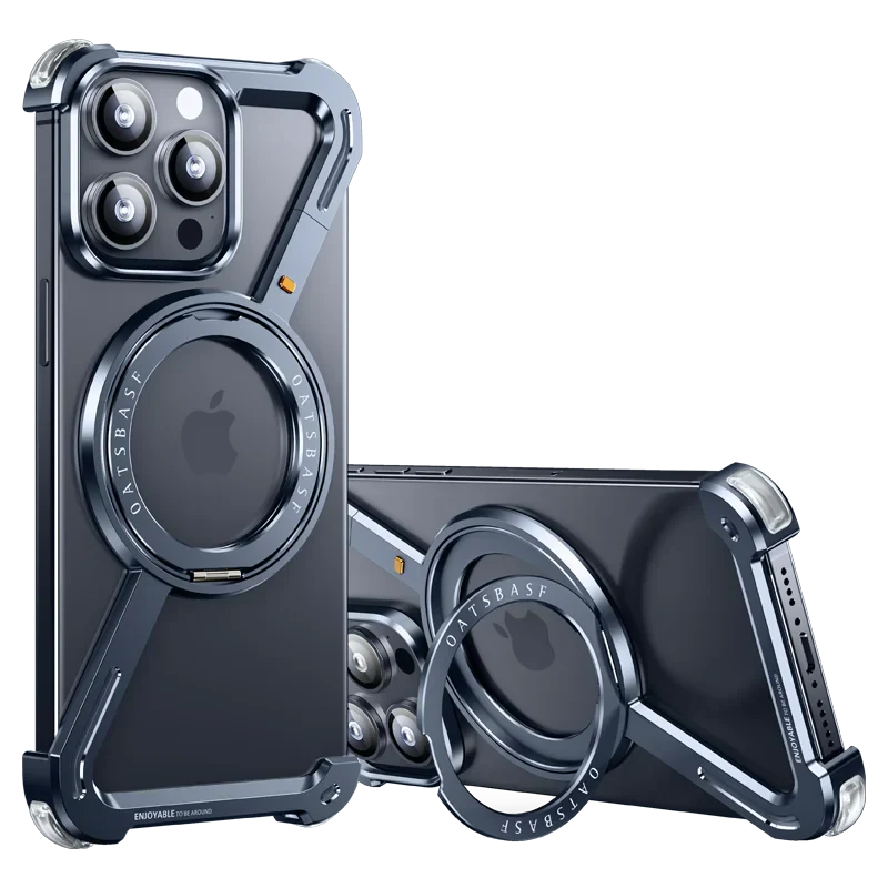 Corner Guard Titanium Magnetic Case - iPhone