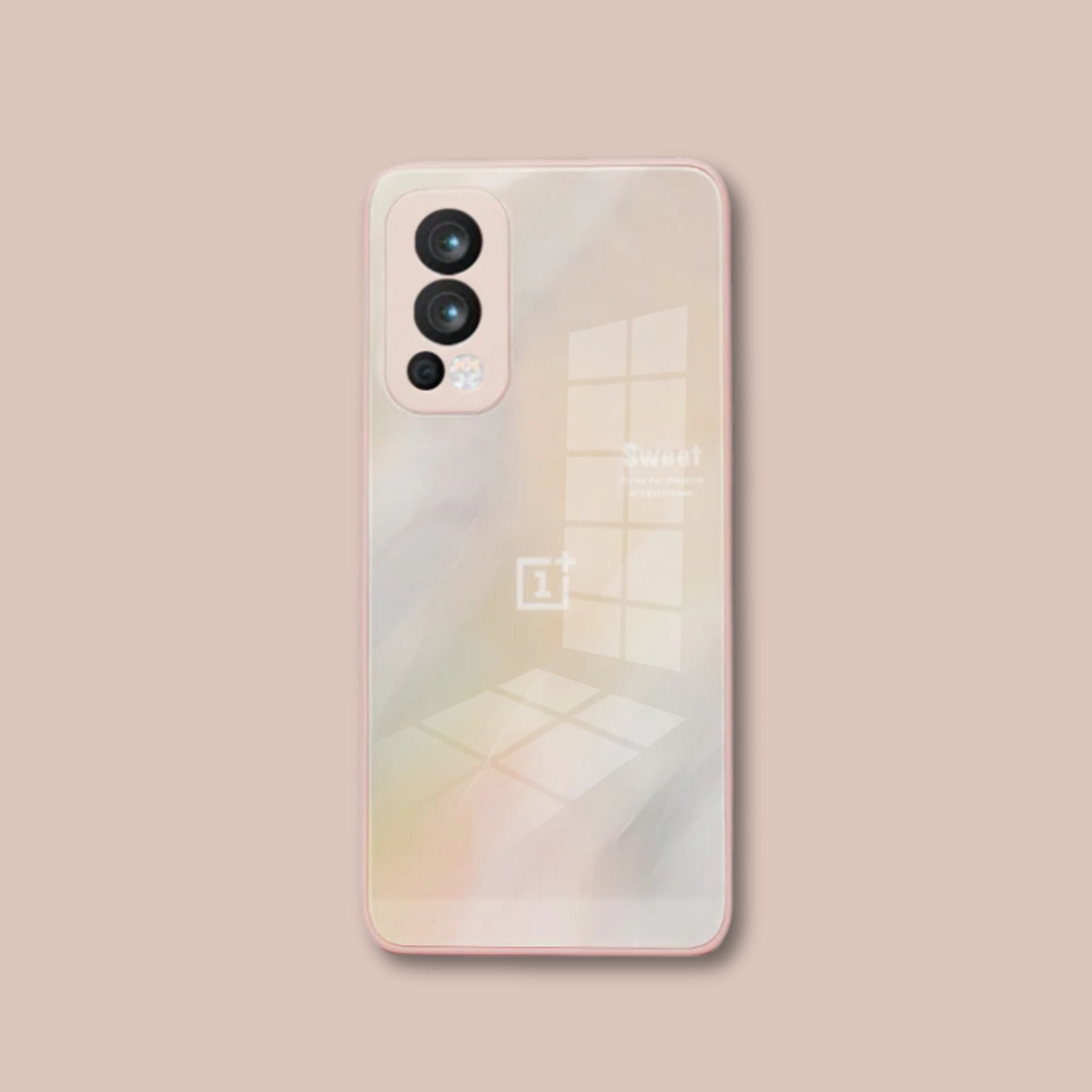 Modern Abstract Artistry Acrylic Glass Case - OnePlus