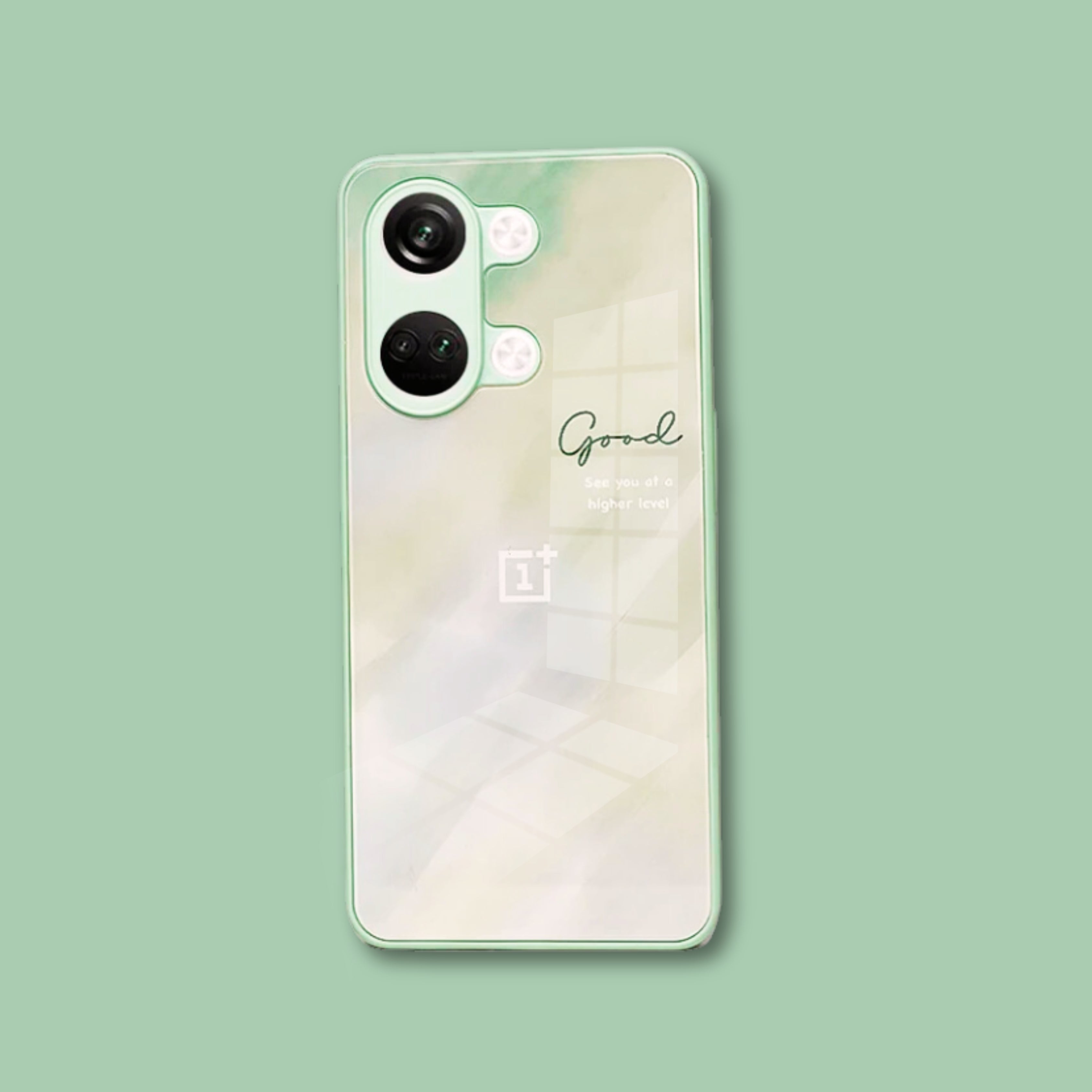 Modern Abstract Artistry Acrylic Glass Case - OnePlus