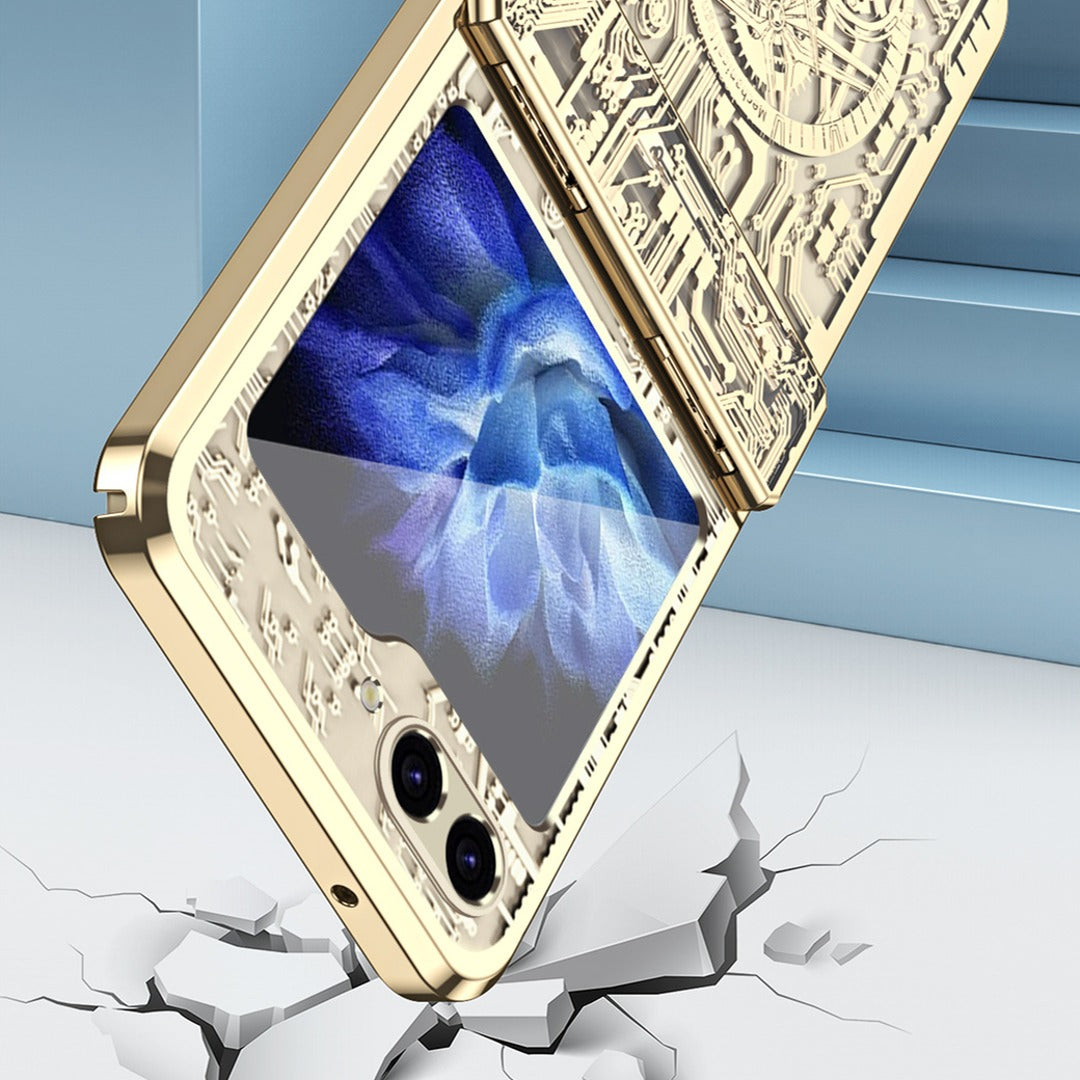 Galaxy Z Flip Series Mechanical Integrated Electroplating Case