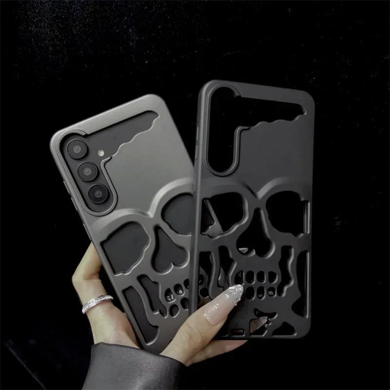 Hollow Skull Cutting Case - Samsung