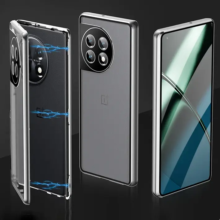 OnePlus 11 Velocity Metal Craft Dual Glass Armor Case