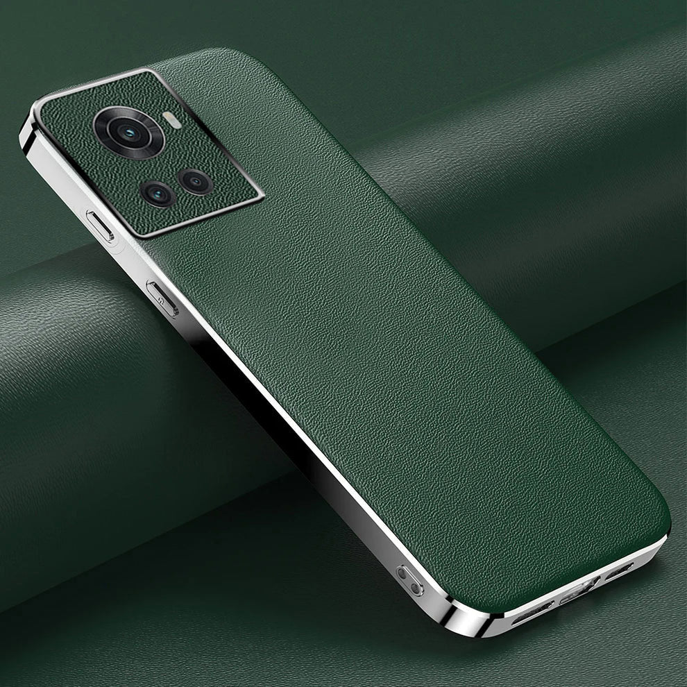 Chrome Edge Luxe Leather Case - OnePlus