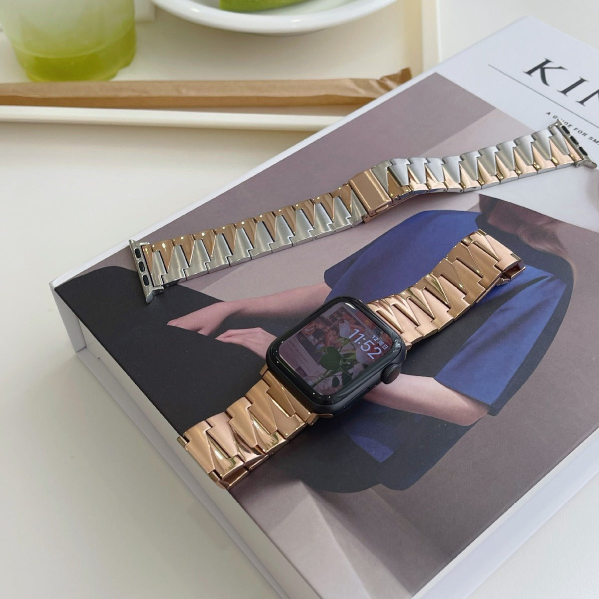 Amaze Toothed Alloy Strap for Apple Watch