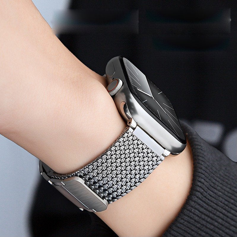 Premium Hybrid Mesh Link Strap for Apple Watch