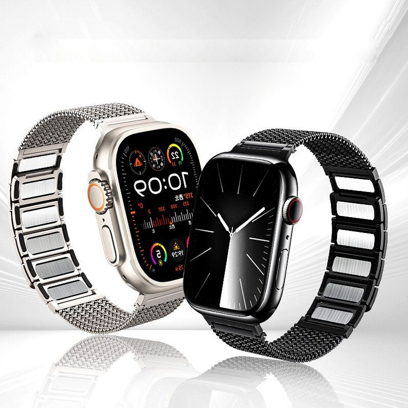 Premium Hybrid Mesh Link Strap for Apple Watch