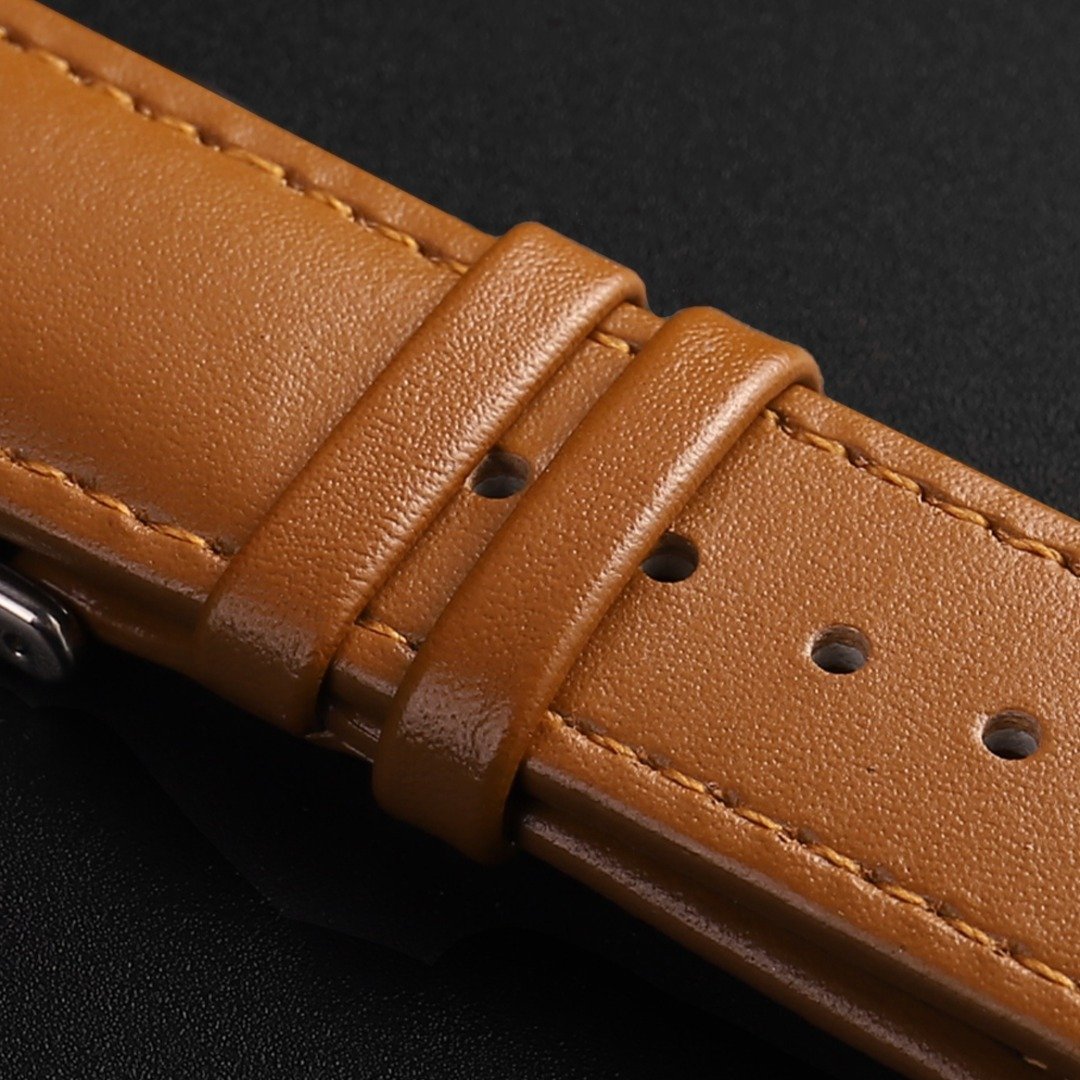 Santa Barbara ®️ Leather Brant Series Watch Strap