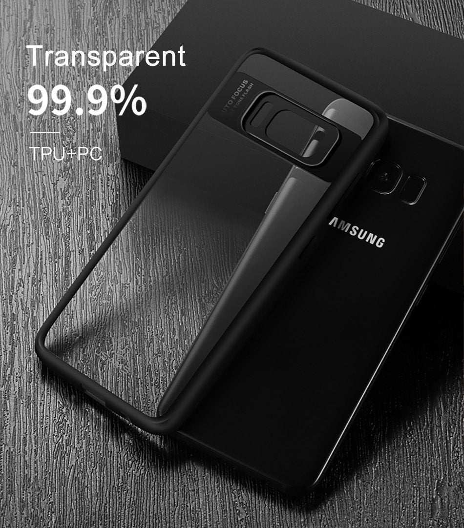 Galaxy S8 Plus Transparent Slim Shockproof Case