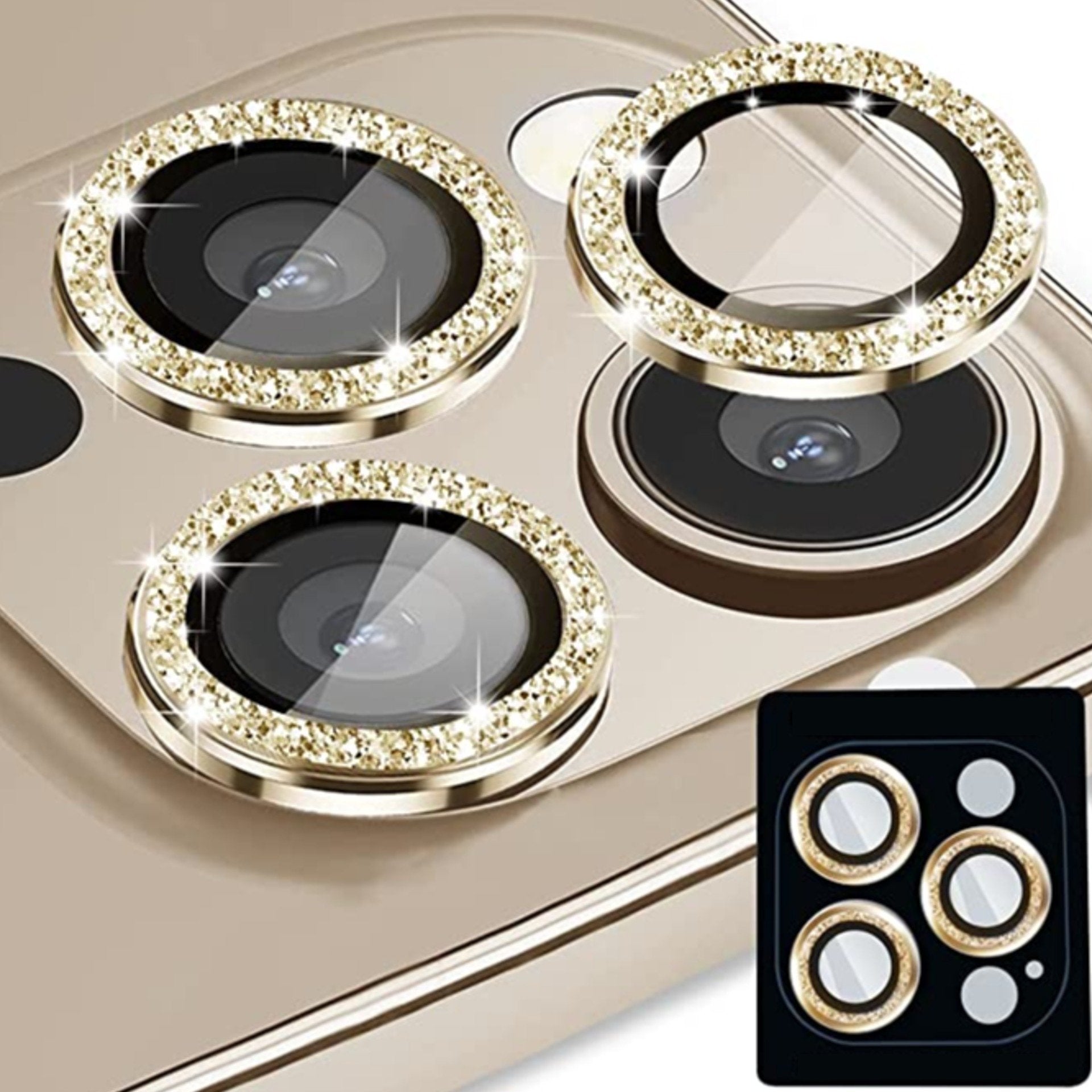 Glitter Diamond Camera Lens Protector - iPhone