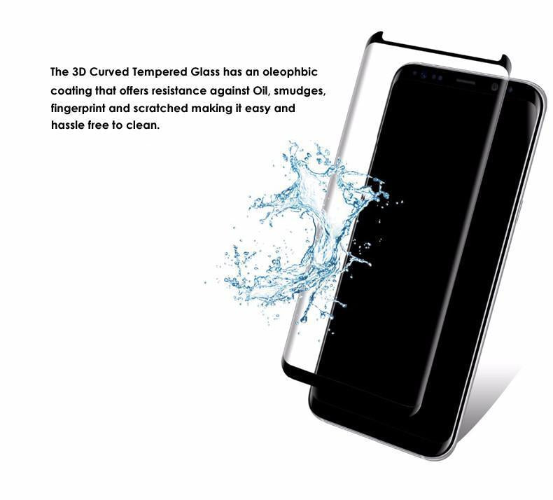 Galaxy S8 4D Cut Tempered Glass