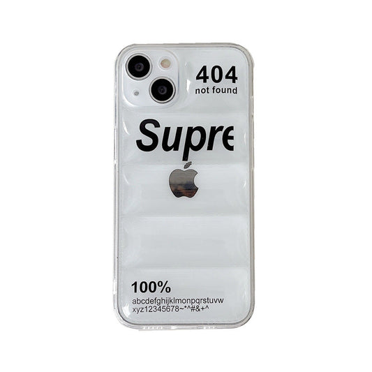 Sup Puffer Case transparent Jacket iPhone Puffer Case
