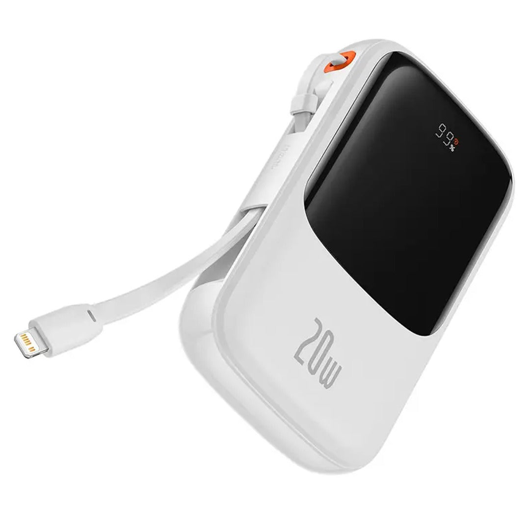 Qpow™ 10000mAh Power Bank with Lightning Cable