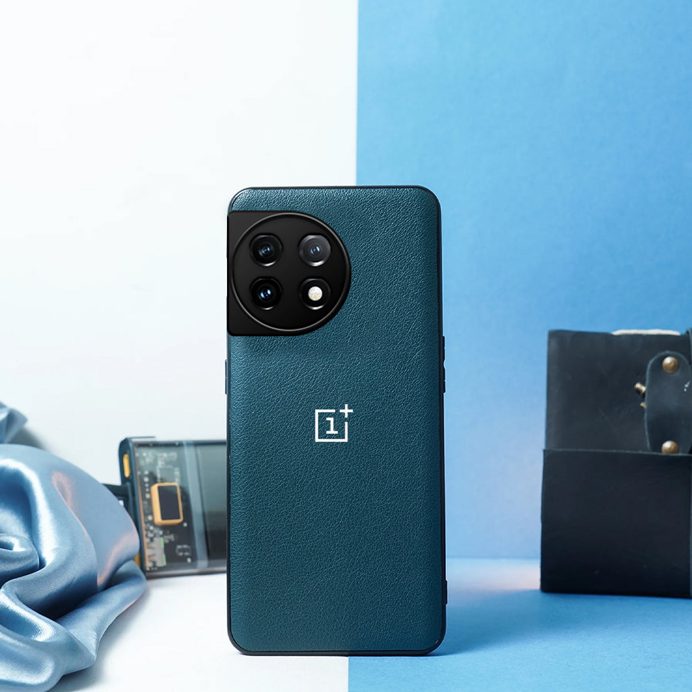 Classic Leather Texture Logo Case - OnePlus