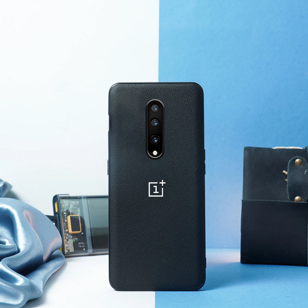 Classic Leather Texture Logo Case - OnePlus